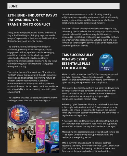 "TMS newsletters"